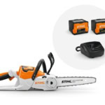 Set motoferăstrău electric cu acumulator STIHL MSA 70.0 C-B cu 2 baterii AK 30 si incarcator AL 101