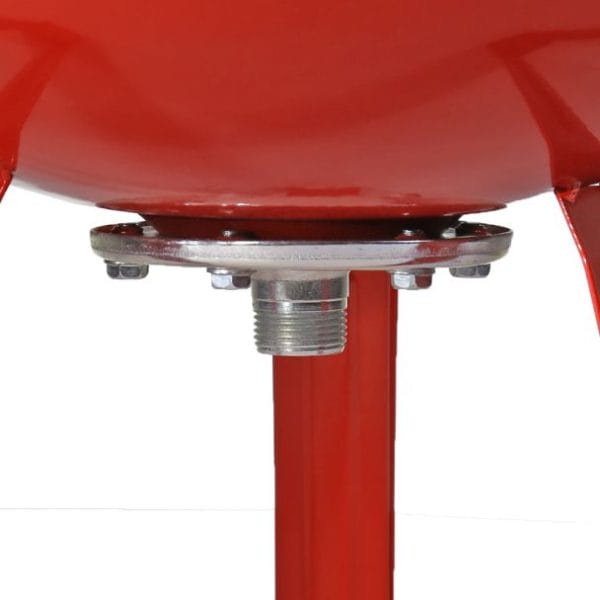 Vas de expansiune vertical Wassertechnik WTH100VRED, apa calda, volum 100 l, presiune max.10 bari, cu suport - Image 3