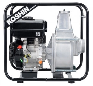 Motopompa ape semimurdare KOSHIN STV-100X-BAE motor Koshin K300 Ø 100 mm debit 90 mc/h