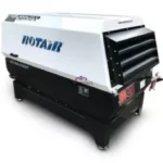Motocompresor ROTAIR MDVN 37 K presiune 7 bar debit 3600 l/min motor Kubota 35 cp, Skid (fara roti)