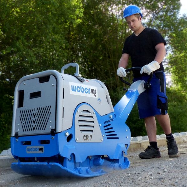 Placă compactoare reversibilă Weber CR 7 Hd, motor Honda GX 390, 397 kg - Image 3