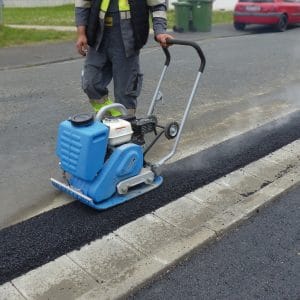 Placă vibrantă pentru asfalt Weber CF 2A Hd, motor Honda GX 160 | Travandi.ro
