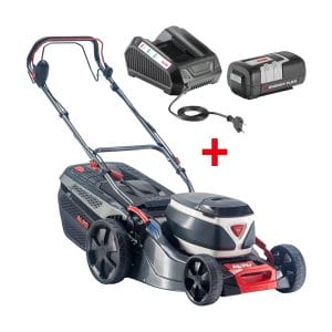 Set Masina de tuns gazon pe baterii AL-KO 46.2 LI SP-W COMFORT cu baterie si incarcator