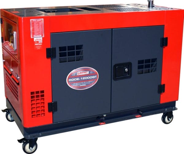 Generator de curent diesel ROTAKT RODE12000QT trifazat AVR 9.5 kW pornire electrica