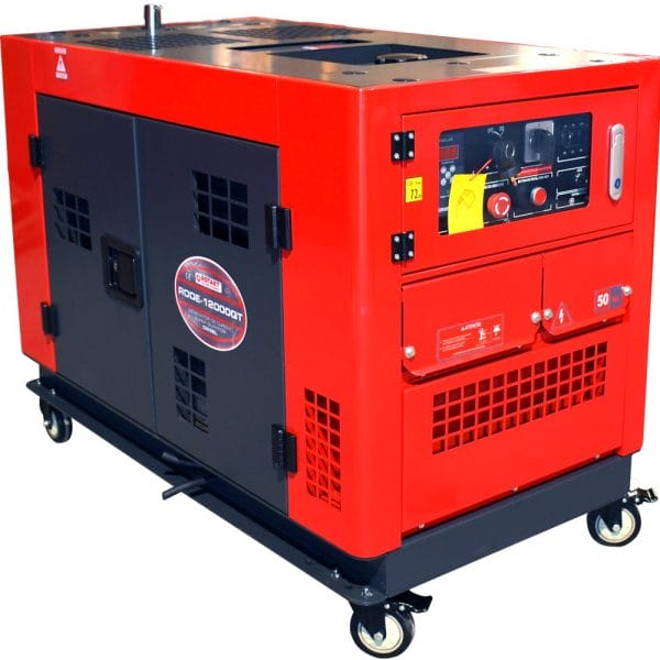 Generator de curent diesel ROTAKT RODE12000QT trifazat AVR 9.5 kW pornire electrica - Image 3