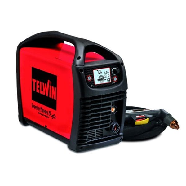 Aparat pentru taiat cu jet de plasma Telwin SUPERIORPLASMA70 ACC, 70 A, taiere maxima 30 mm, cu accesorii