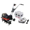 Pachet Motocultor ROTAKT Pulsar RO40 Electric 1 CP latime 40 cm + 2 acumulatori de 4Ah + Statie de incarcare
