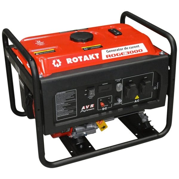 Generator de curent benzina ROTAKT ROGE3000 monofazat AVR 3 kW