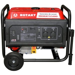 Generator de curent benzina ROTAKT ROGE5500 monofazat AVR 5,5 kW | Travandi.ro