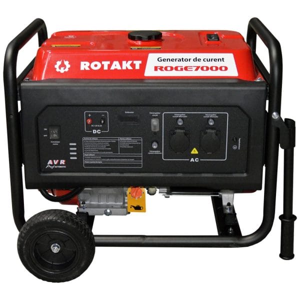 Generator de curent benzina ROTAKT ROGE7000 monofazat AVR 6,8 kW - Image 2