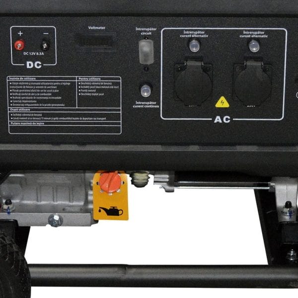 Generator de curent benzina ROTAKT ROGE7000 monofazat AVR 6,8 kW - Image 4