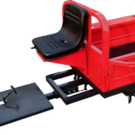 Remorca motocultor Rotakt REM400, capacitate 400 kg, basculabila
