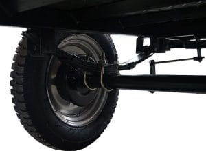 Remorca motocultor Rotakt REM400-1, capacitate 400 kg, basculabila | Travandi.ro