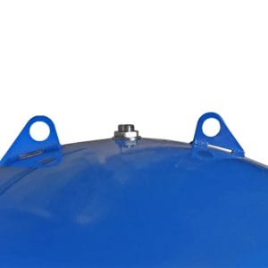 Vas de expansiune vertical Wassertechnik WTH500VMBLUE, apa rece, volum 500 l, presiune max.10 bari, cu suport, manometru | Travandi.ro