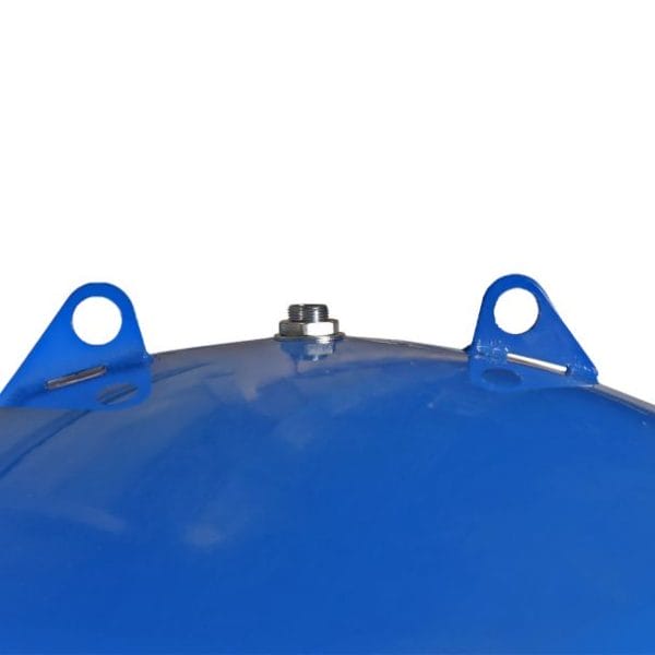 Vas de expansiune vertical Wassertechnik WTH500VMBLUE, apa rece, volum 500 l, presiune max.10 bari, cu suport, manometru - Image 2