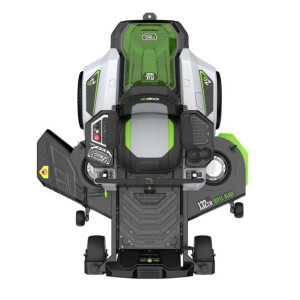 Set tractor de tuns iarba Ego Power ZT5201E-L, cu 2 acumulatori, 56 V/10.0 Ah, 132 cm | Travandi.ro