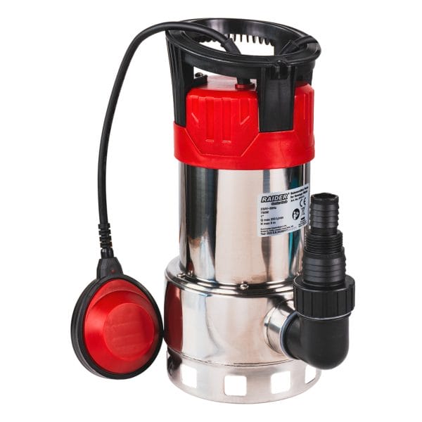 Pompa submersibila RAIDER RD-WP64 750 W 233 l/min refulare 8 m inox