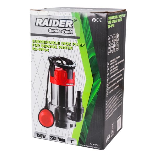 Pompa submersibila RAIDER RD-WP64 750 W 233 l/min refulare 8 m inox - Image 2