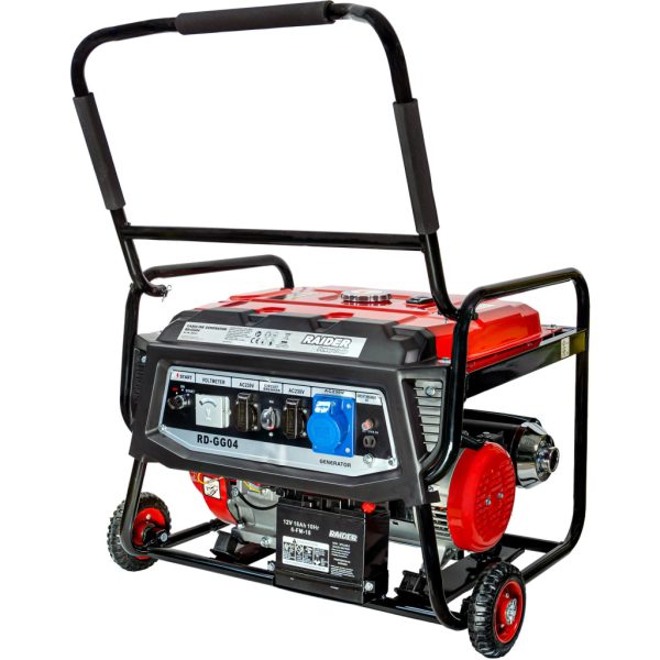 Generator de curent benzina RAIDER RD-GG04 monofazat AVR 5,5 kW pornire electrica - Image 2