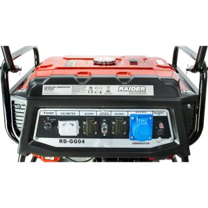 Generator de curent benzina RAIDER RD-GG04 monofazat AVR 5,5 kW pornire electrica | Travandi.ro