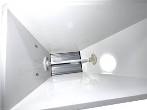 Zdrobitor desciorchinator struguri, cu motor Enoitalia ENO 3 smalto cu motor, cuva si carcasa din tabla smaltuita, cuva cu valturi, motor 0,75 kW, productivitate 1000-1200 kg/h | Travandi.ro