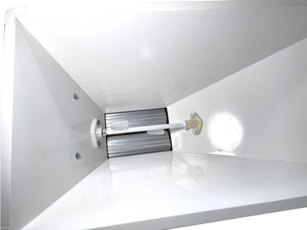 Zdrobitor desciorchinator struguri, cu motor Enoitalia ENO 3 smalto cu motor, cuva si carcasa din tabla smaltuita, cuva cu valturi, motor 0,75 kW, productivitate 1000-1200 kg/h - Image 2