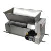 Zdrobitor desciorchinator struguri, cu motor Enoitalia ENO 15 inox, cuva si carcasa inox, cuva cu snec, motor 0,75kW, productivitate 1600-1800 kg/h