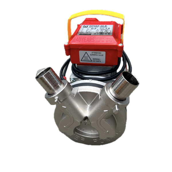 Electropompa Novax 30 B 95C, inox, pentru transvazare lichide alimentare fierbinti, bere, lapte, suc, vin - Image 3