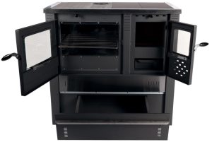 Soba pe Lemne cu Plita si Cuptor din Inox / P[KW]: 10.5; Tip: Stanga | Travandi.ro