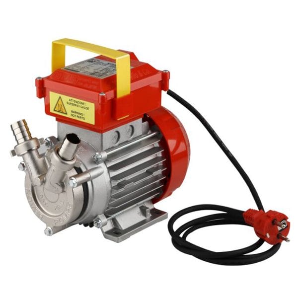 Electropompa Novax 20 B 95C, inox, pentru transvazare lichide alimentare fierbinti, bere, lapte, suc, vin