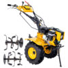 ProGARDEN Campo 873 Alpine motocultor 7CP, 2+1 trepte, 2+1 freze, benzina, roti ATV, 2 prize putere