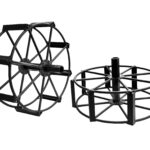 ProGARDEN Set roti metalice 540x170, manicot cu flanse, hex 32mm pentru motocultor Campo