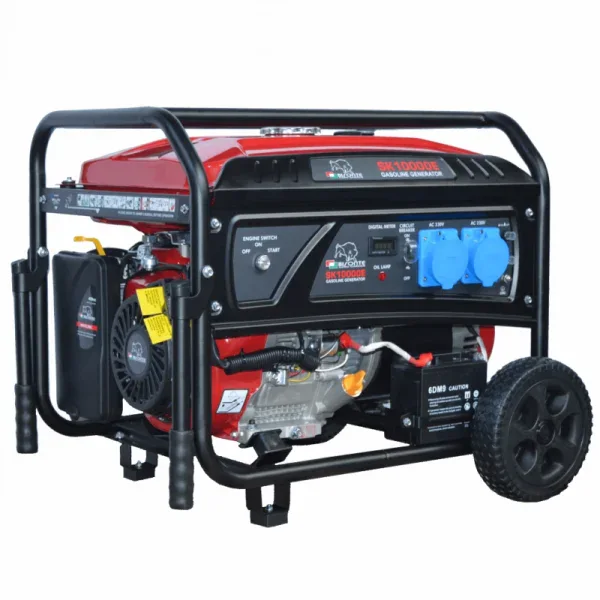 Generator de curent benzina BISONTE SK10000E monofazat AVR 8,0 kW pornire electrica
