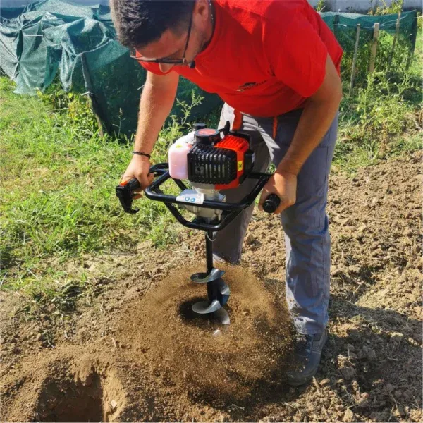Motoburghiu BISONTE Agro Garden BTA-25M-ACC1 2.5HP (fara burghie) motor 2,5 cp - Image 6