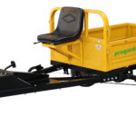 ProGARDEN Alpine RM500T Remorca cu tractiune G2, 500kg, 1 osie, prindere bolt pentru motocultor, roti profil rutier 5.00-12, 4 prezoane, RIM 3.50B