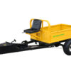 ProGARDEN Pachet Alpine RM500T Remorca cu tractiune 500kg, 1 osie, prindere bolt pentru motocultor, roti 19x7-8 si set manicoti Adaptiv 3 in 1 S