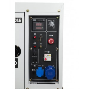 Generator de curent diesel HYUNDAI HY-DHY8600SE monofazat AVR 6kW pornire electrica | Travandi.ro