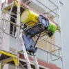 Elevator materiale constructii GEDA BatteryLadderLift complet echipat, H=10m