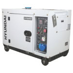 Generator de curent diesel HYUNDAI HY-DHY8600SE monofazat AVR 6kW pornire electrica