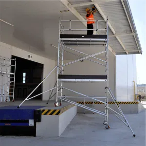 ProTUBE L4 Schela mobila profesionala din aluminiu H lucru 4,1m | Travandi.ro