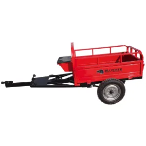 Remorca motocultor BISONTE Agro Garden BTA-500R capacitate 500 kg, dimensiuni 1.250 x 800 x 500 mm | Travandi.ro