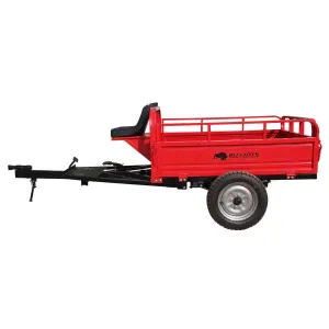 Remorca motocultor BISONTE Agro Garden BTA-600R, capacitate 600 kg, dimensiuni 1400 x 100 x 500 mm | Travandi.ro