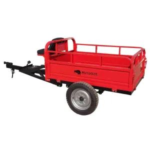 Remorca motocultor BISONTE Agro Garden BTA-600R, capacitate 600 kg, dimensiuni 1400 x 100 x 500 mm | Travandi.ro