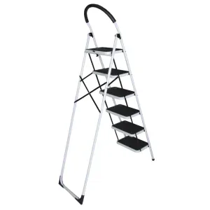 Scara otel BISONTE STR0206 6 trepte, inaltime maxima 145 cm pentru interior | Travandi.ro