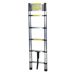 Scara telescopica aluminiu Bisonte STR1032 11 trepte inaltime maxima 3.20 m | Travandi.ro