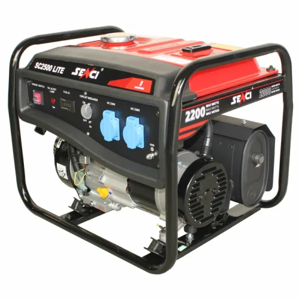 Generator de curent benzina SENCI SC2500 LITE monofazat AVR 2,2 kW