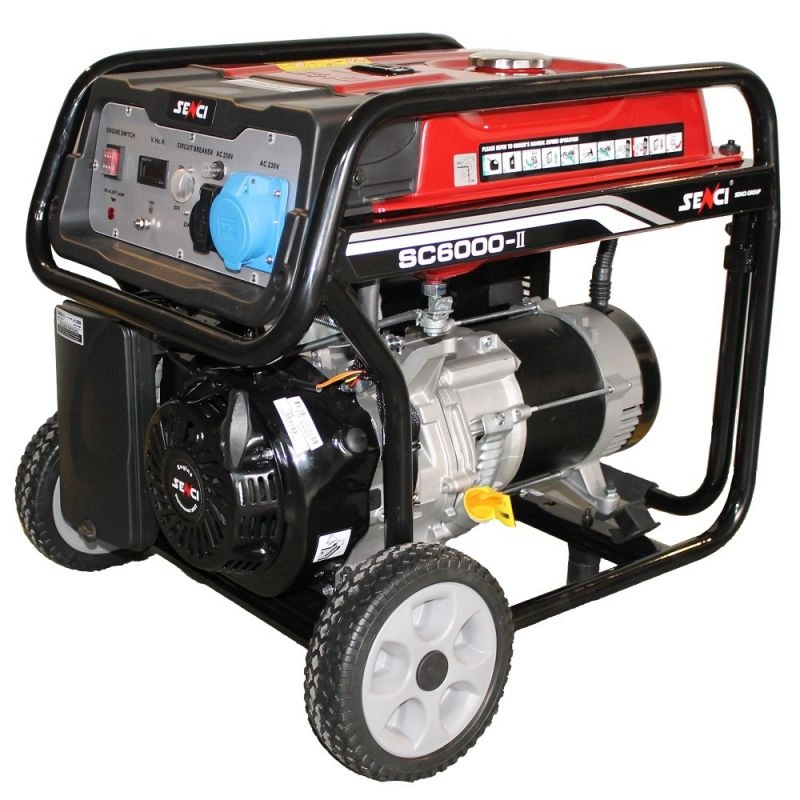 Generator de curent benzina SENCI SC6000 monofazat AVR 5,5 kW 1 Generator de curent benzina SENCI SC6000 monofazat AVR 5,5 kW