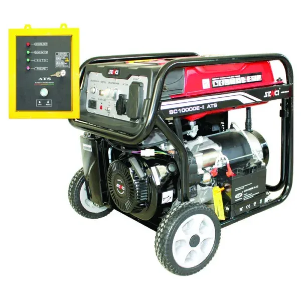Generator de curent benzina SENCI SC10000E-ATS TOP monofazat AVR 8,5 kW pornire electrica ATS inclus