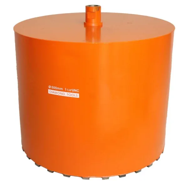Carota Bisonte 500 x 400 mm diamantat-sudat, prindere UNC 1 1/4″