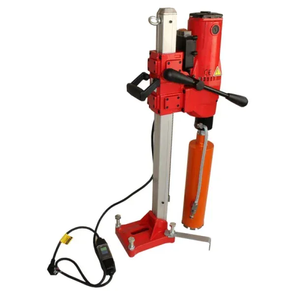 Masina de carotat BISONTE EC1500 230V 1500 W Ø maxim pentru carotare beton 80 mm, suport inclus - Image 2